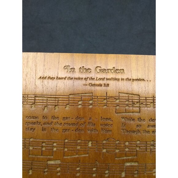 P.Graham Dunn Amish Cherry 1912 C. Miles "In the Garden" Laser 7"x 5.25" plaque - Picture 2 of 12